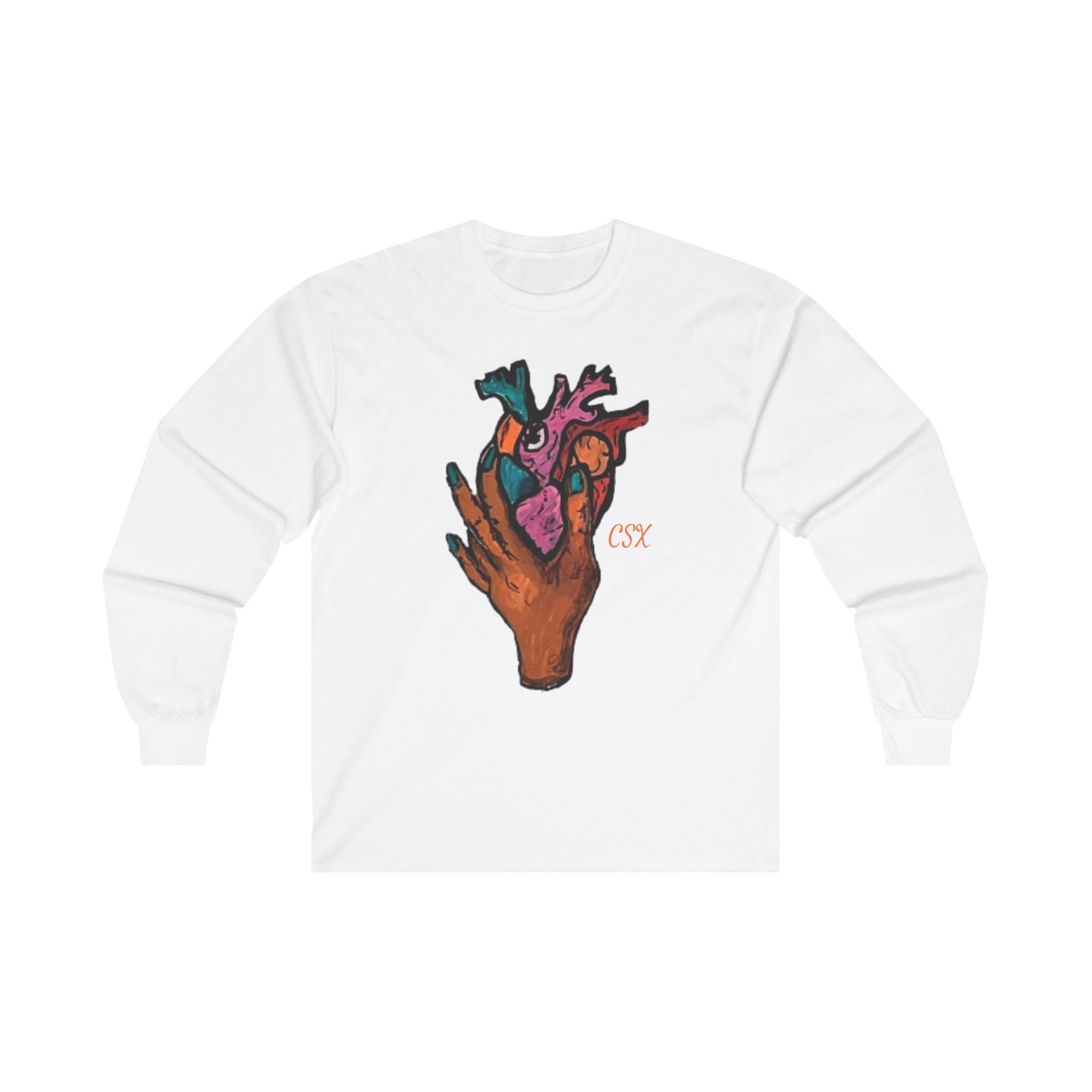 Heart Unisex Ultra Cotton Long Sleeve Tee