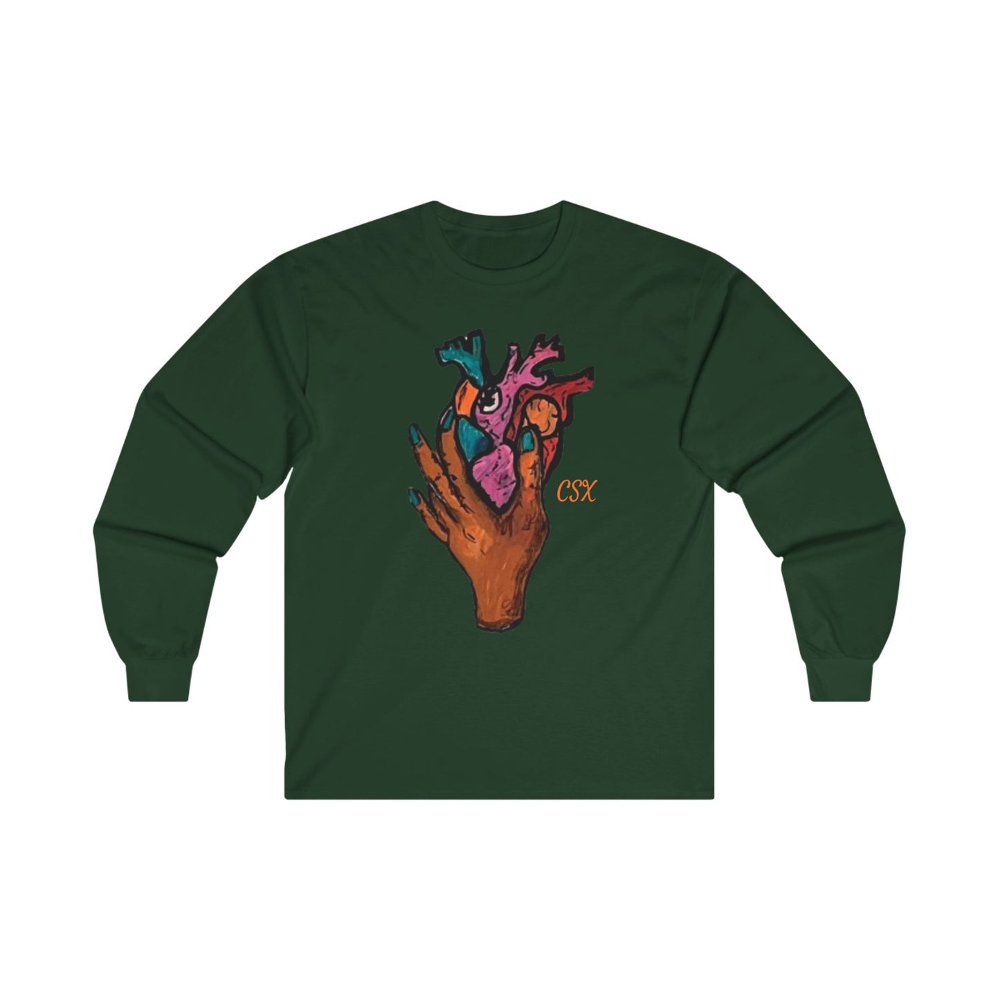 Heart Unisex Ultra Cotton Long Sleeve Tee