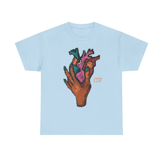 Heart Unisex Heavy Cotton Tee