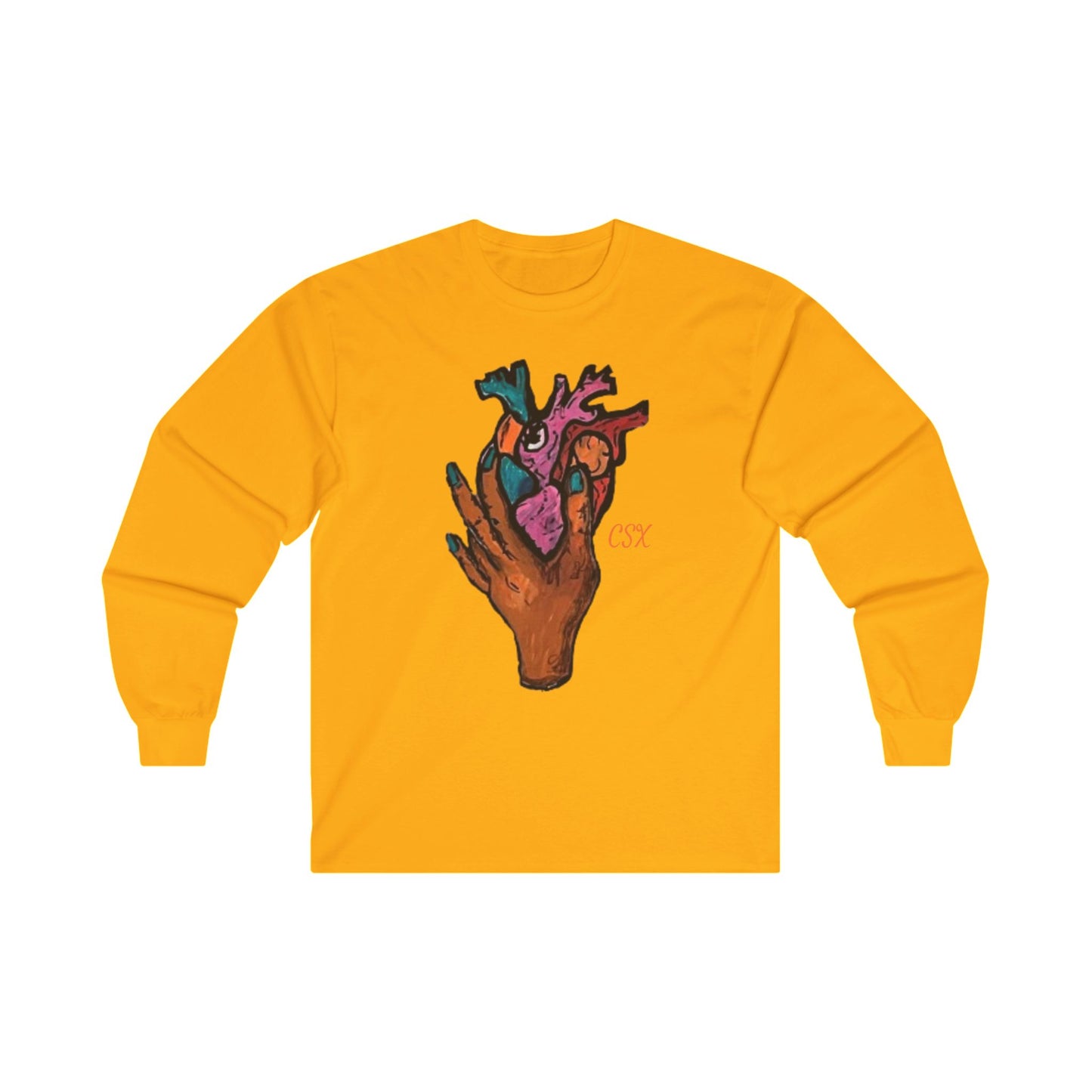 Heart Unisex Ultra Cotton Long Sleeve Tee