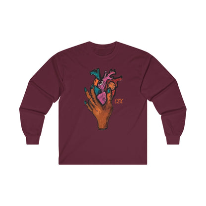 Heart Unisex Ultra Cotton Long Sleeve Tee