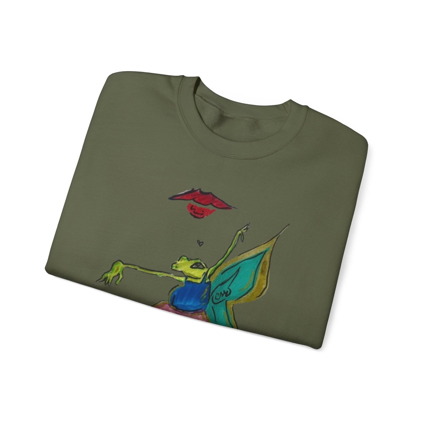 Frog Ballerina Unisex Sweatshirt