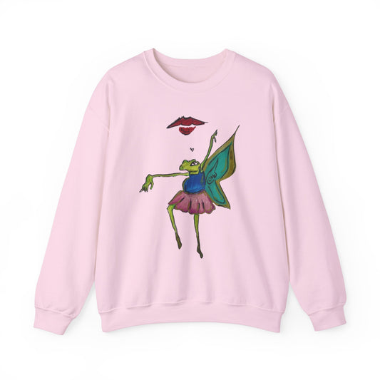 Frog Ballerina Unisex Sweatshirt