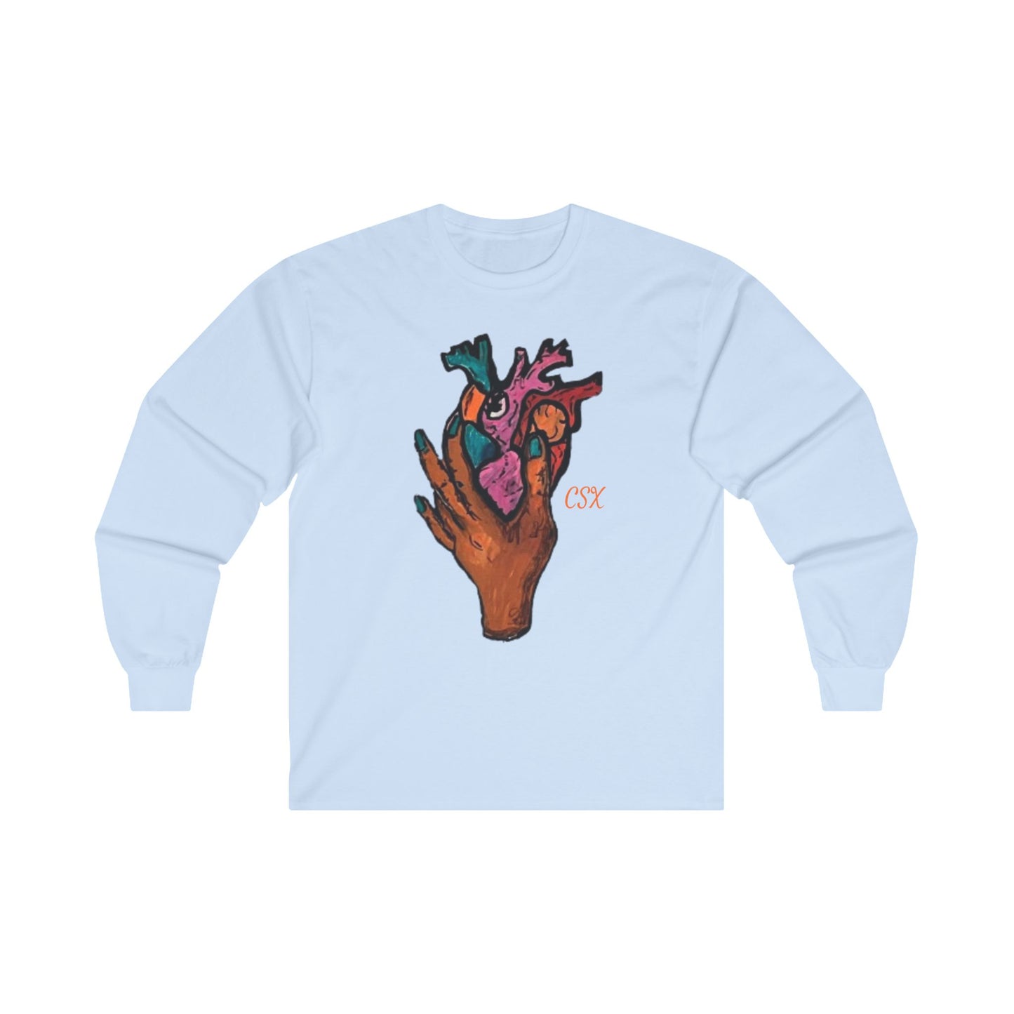 Heart Unisex Ultra Cotton Long Sleeve Tee