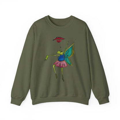 Frog Ballerina Unisex Sweatshirt