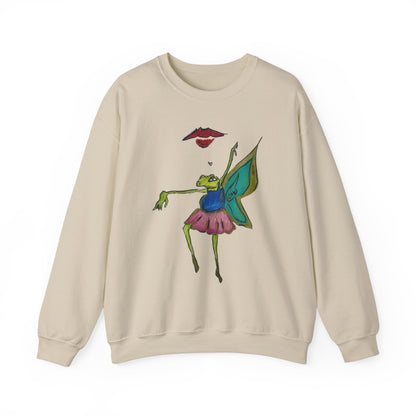 Frog Ballerina Unisex Sweatshirt