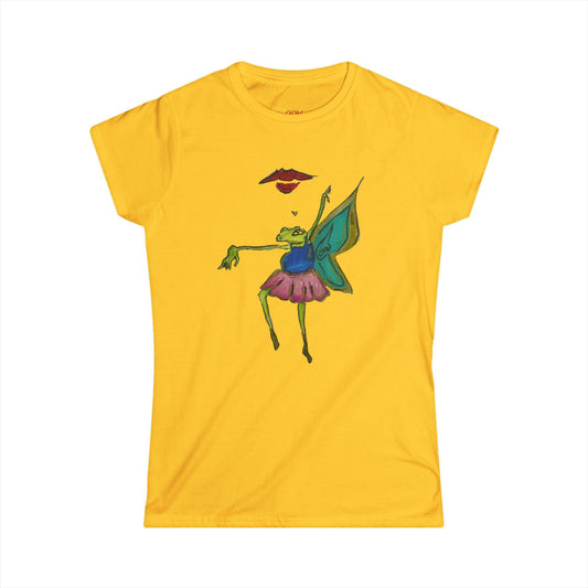 Frog Ballerina Women's Softstyle Tee