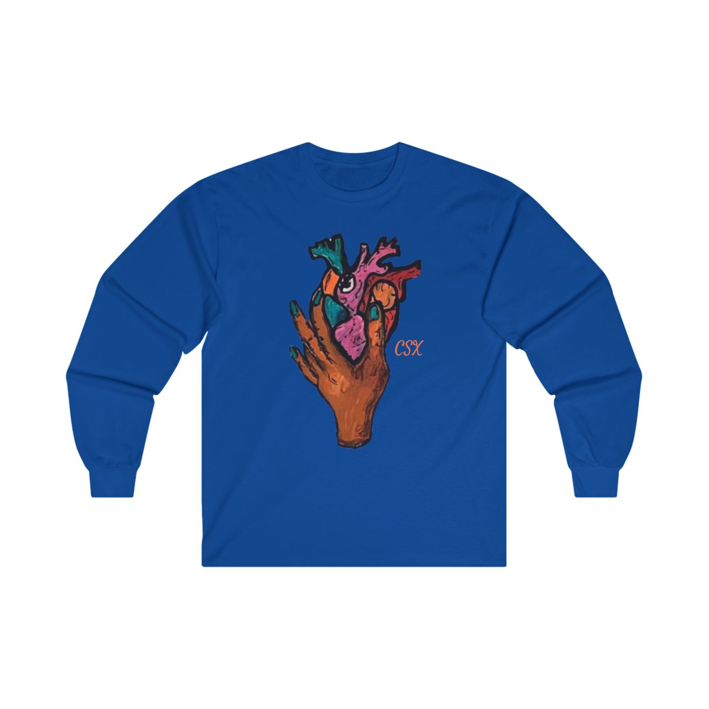 Heart Unisex Ultra Cotton Long Sleeve Tee