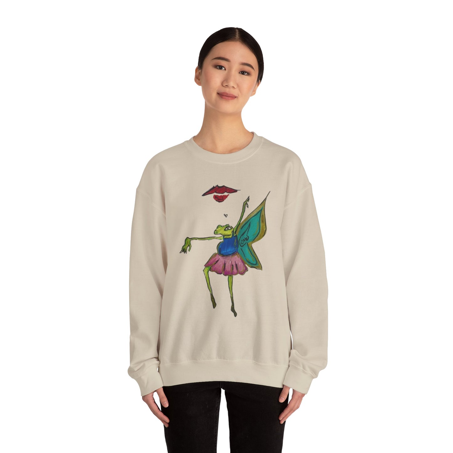 Frog Ballerina Unisex Sweatshirt