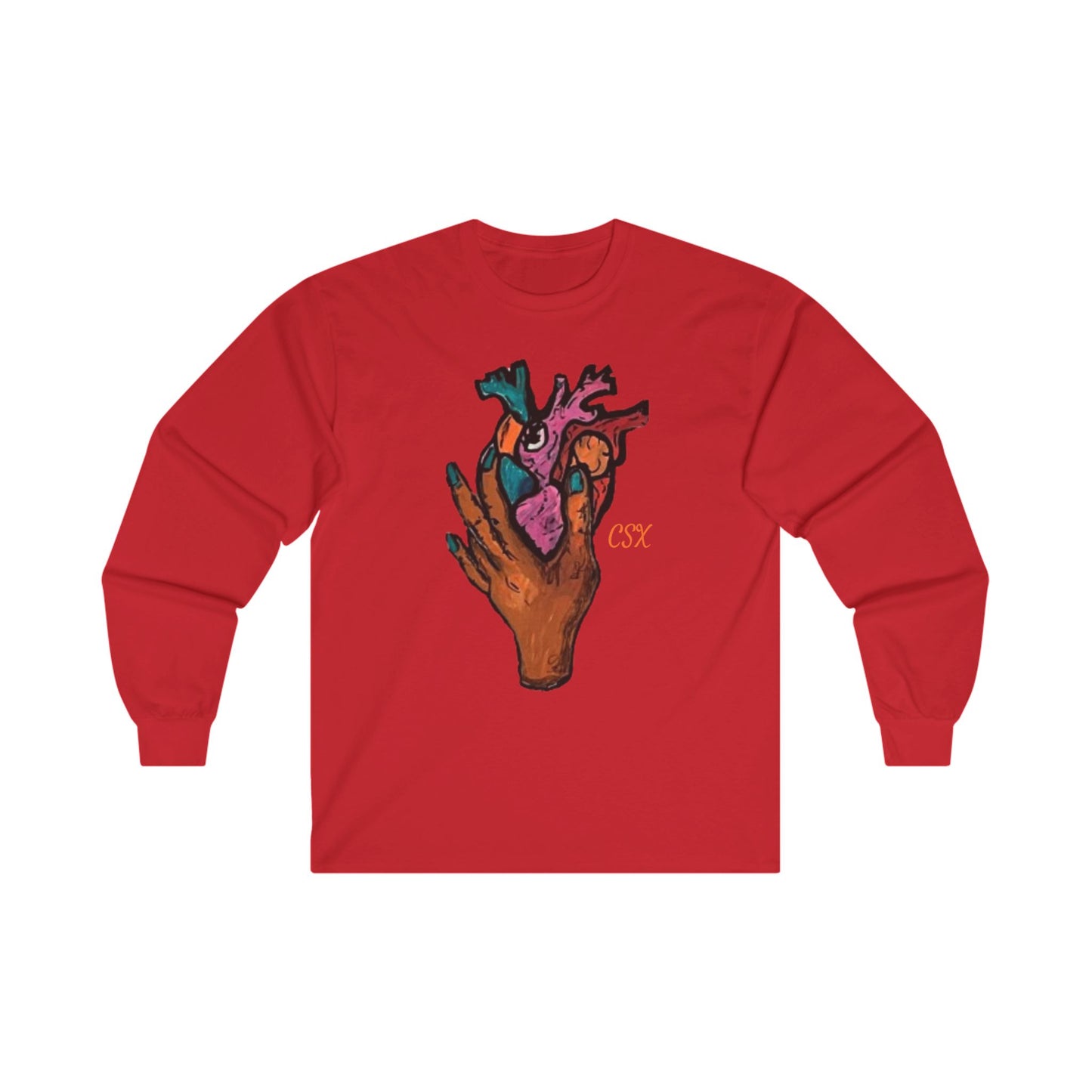 Heart Unisex Ultra Cotton Long Sleeve Tee