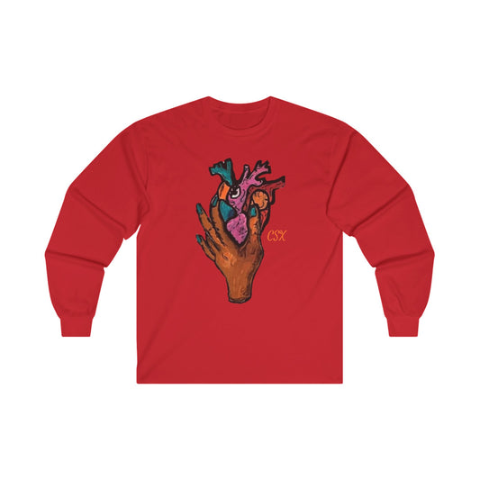 Heart Unisex Ultra Cotton Long Sleeve Tee