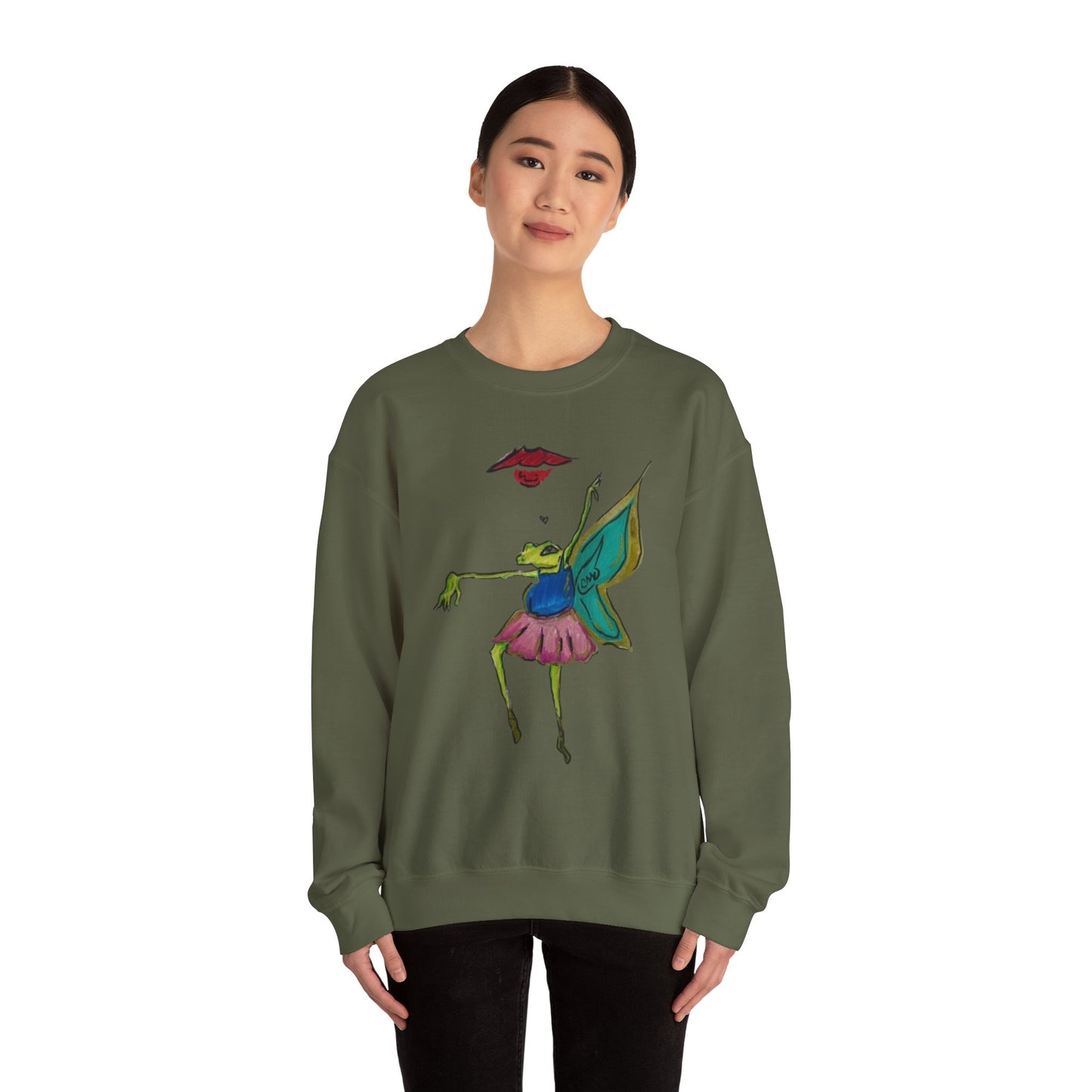 Frog Ballerina Unisex Sweatshirt